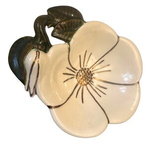 Floral Dogwood Ceramic Candy Dish